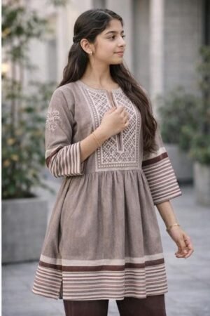 Design Frock-trouser Fabric Washing Wear