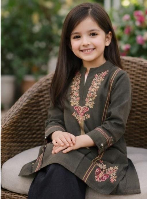 Design short shirt shrara trousers fabric camric cotton - Image 3