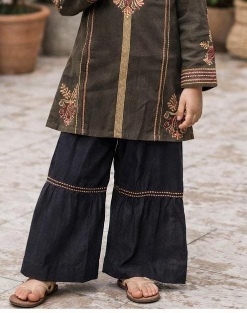 Design short shirt shrara trousers fabric camric cotton - Image 4